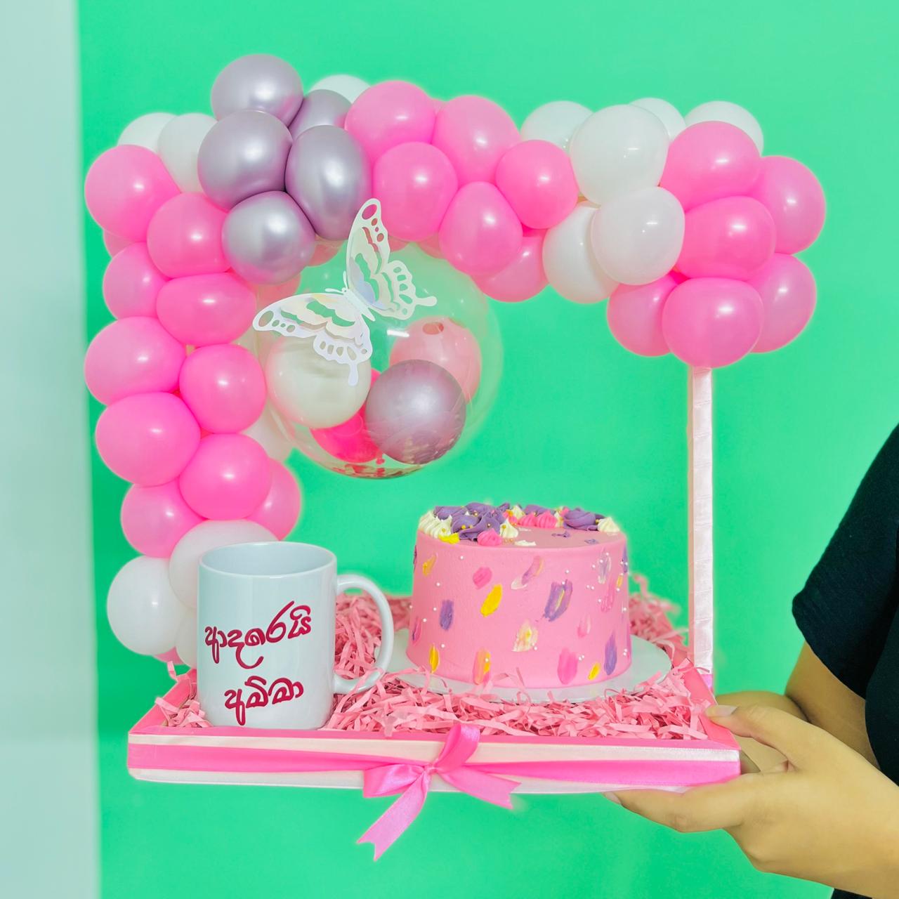 Love You Mom Balloon Hamper